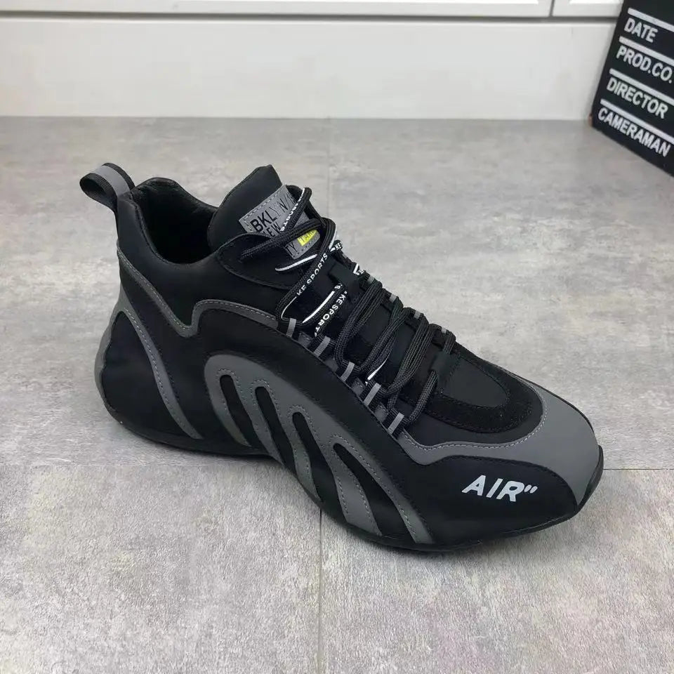 Men Fashion Sneakers Casual Lightweight Breathable Running Shoes Men Sneakers Lace-up Platform Sneakers Footwear Zapatos Hombre