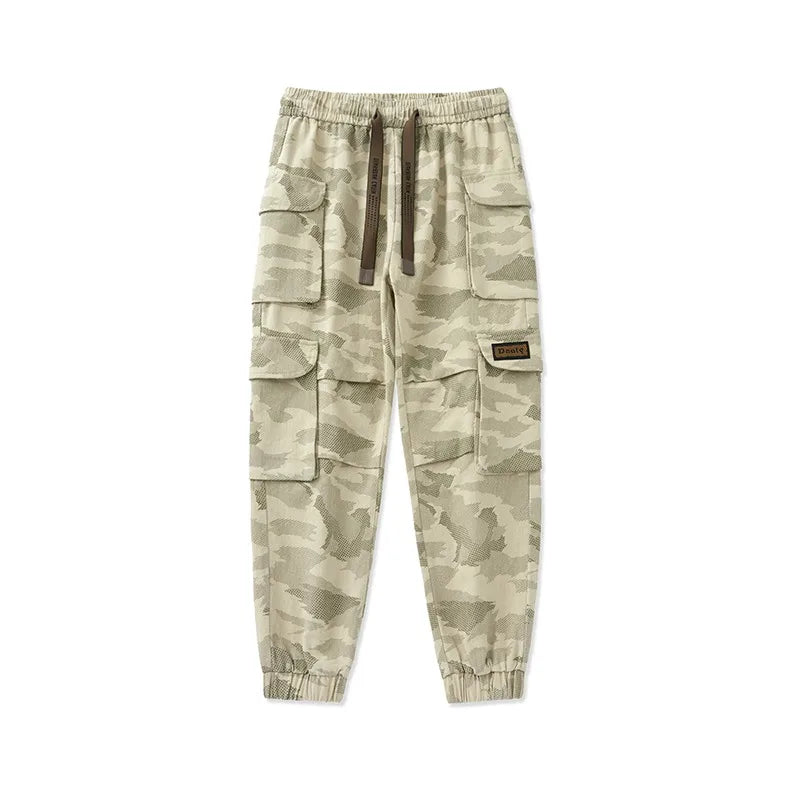 Men's Tactical Camouflage Overalls M-6XL Autumn High-Quality Cotton Multi-Pocket Trousers Sports Training Casual Work Pants New