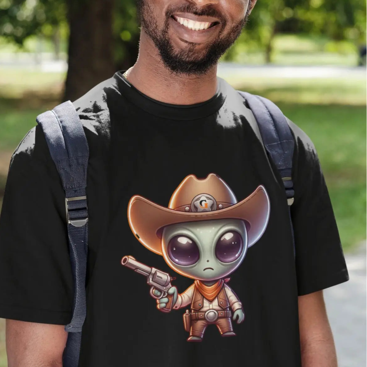 Camiseta Alien Faroeste