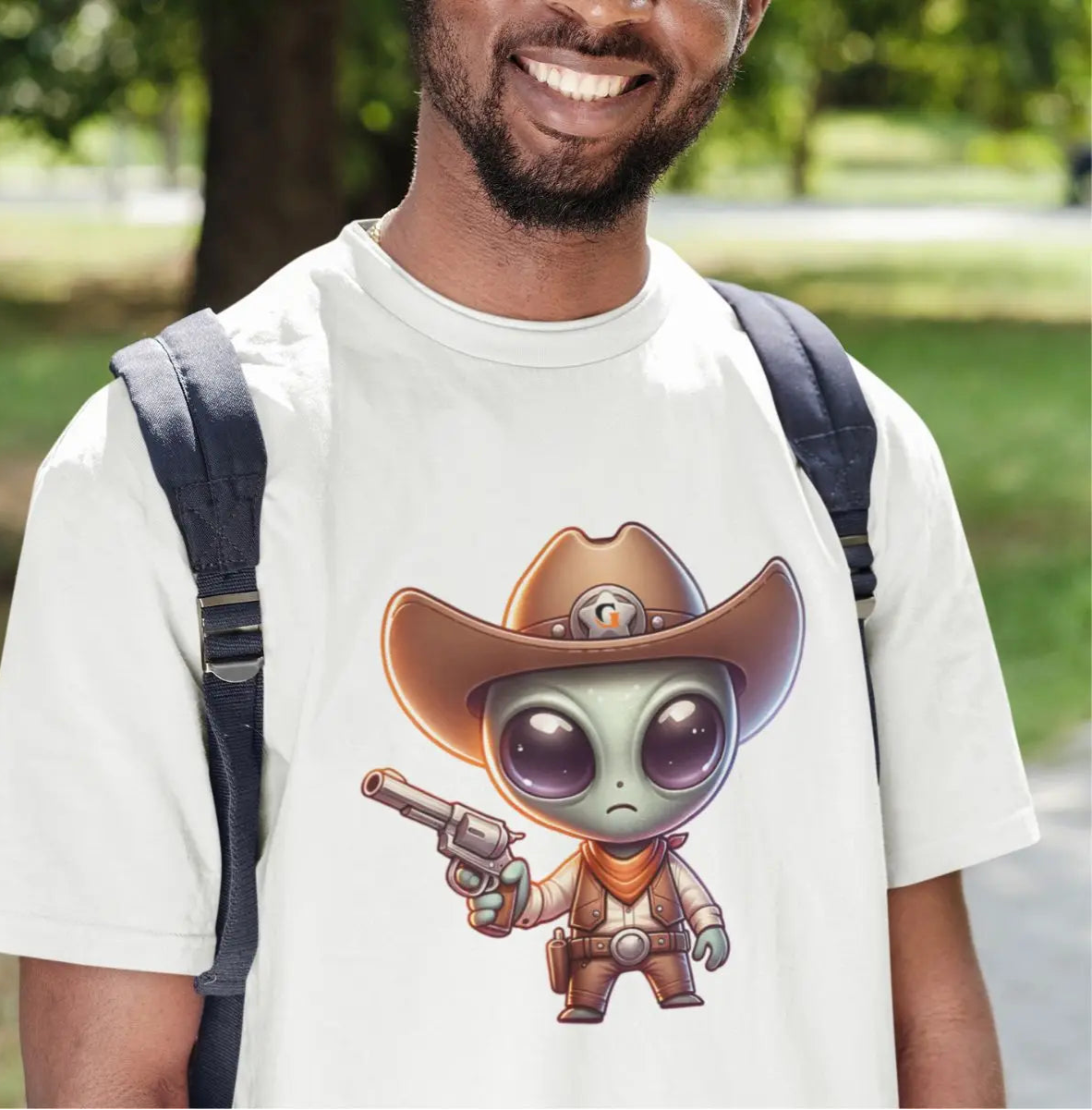 Camiseta Alien Faroeste