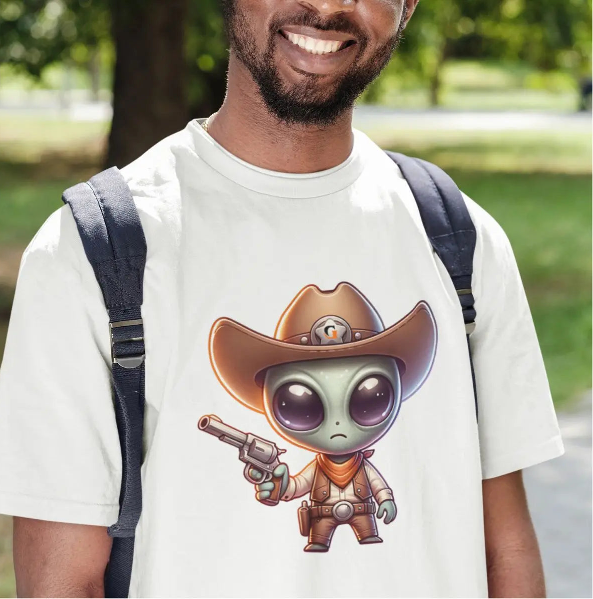 Camiseta Alien Faroeste