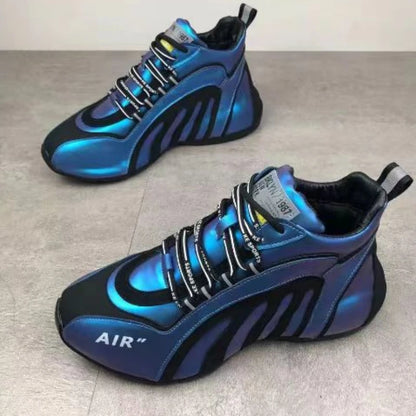 Men Fashion Sneakers Casual Lightweight Breathable Running Shoes Men Sneakers Lace-up Platform Sneakers Footwear Zapatos Hombre