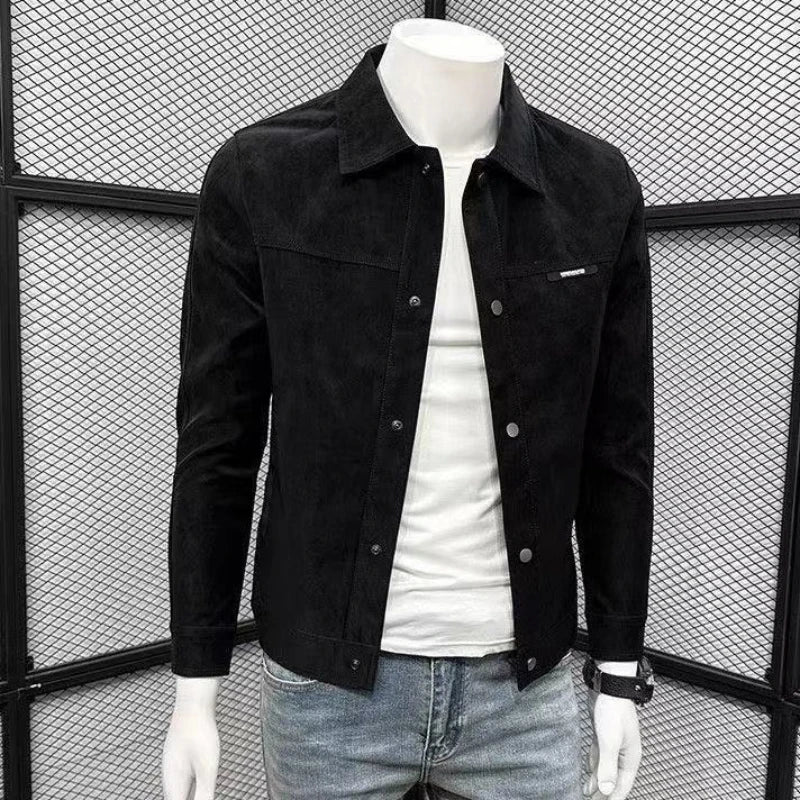 Autumn Motorcycle Jacket New Men's Tight Fitting Jacket American High Street Casual Top High Quality Men's Clothing 2025