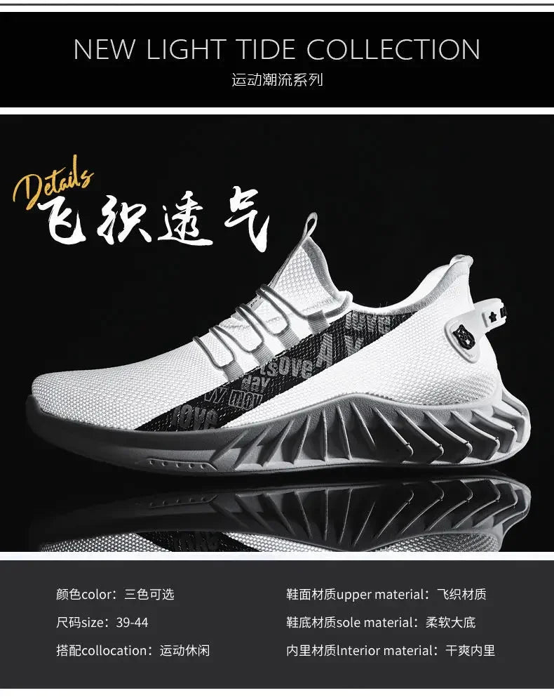 Soft Men Outdoor Fashion Sneakers Male Vulcanized Shoes Lightweight Mens Shoes Breathable Shoes Zapatillas Deportivas De Hombres