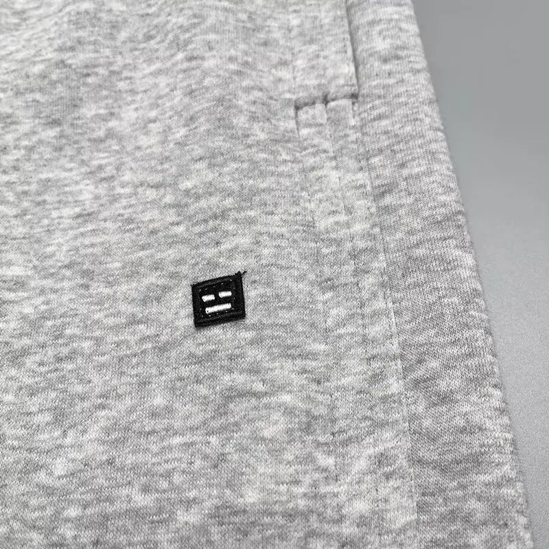 Men's Autumn Casual Pants Cotton Warm Sports Sweatpants Loose Large Solid Color Trousers for Men Classic Men's Clothing 2024 New