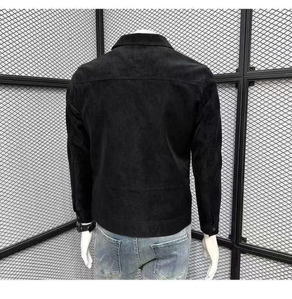 Autumn Motorcycle Jacket New Men's Tight Fitting Jacket American High Street Casual Top High Quality Men's Clothing 2025