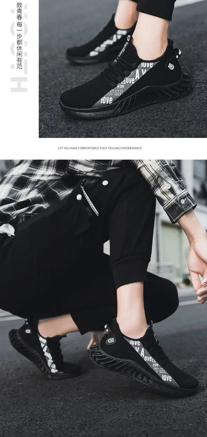 Soft Men Outdoor Fashion Sneakers Male Vulcanized Shoes Lightweight Mens Shoes Breathable Shoes Zapatillas Deportivas De Hombres