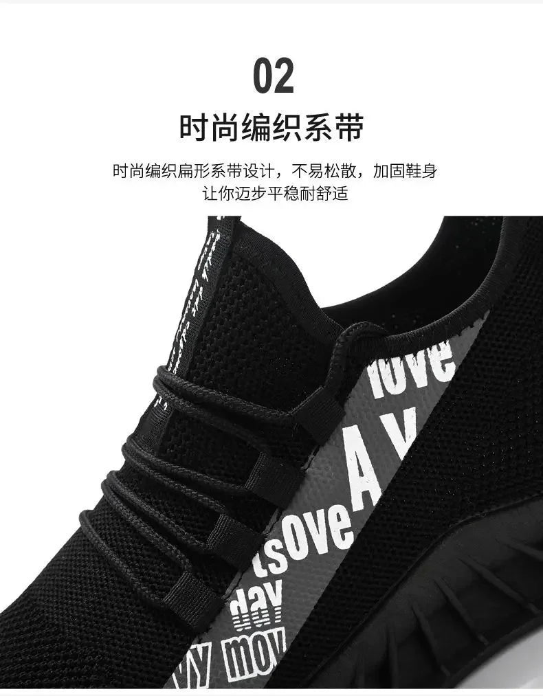 Soft Men Outdoor Fashion Sneakers Male Vulcanized Shoes Lightweight Mens Shoes Breathable Shoes Zapatillas Deportivas De Hombres