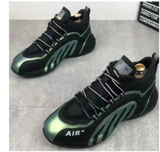 Men Fashion Sneakers Casual Lightweight Breathable Running Shoes Men Sneakers Lace-up Platform Sneakers Footwear Zapatos Hombre