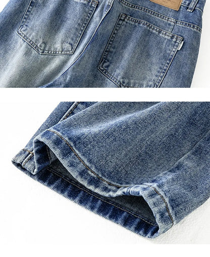 Autumn Spring Light Blue Cargo Jeans Men Streetwear Denim Jogger Pants Men Baggy Harem Jean Trousers Plus Size New