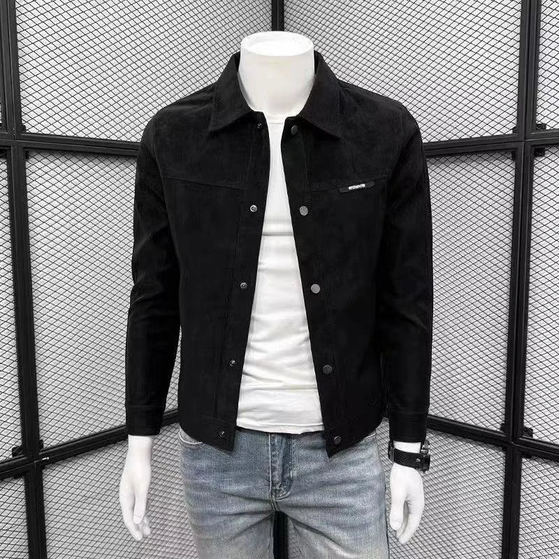 Autumn Motorcycle Jacket New Men's Tight Fitting Jacket American High Street Casual Top High Quality Men's Clothing 2025