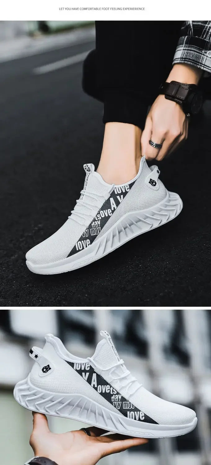 Soft Men Outdoor Fashion Sneakers Male Vulcanized Shoes Lightweight Mens Shoes Breathable Shoes Zapatillas Deportivas De Hombres