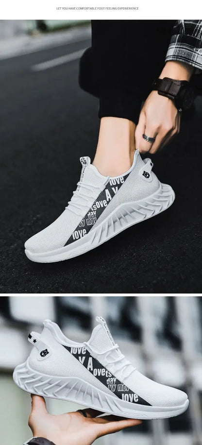 Soft Men Outdoor Fashion Sneakers Male Vulcanized Shoes Lightweight Mens Shoes Breathable Shoes Zapatillas Deportivas De Hombres