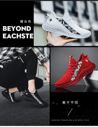 Soft Men Outdoor Fashion Sneakers Male Vulcanized Shoes Lightweight Mens Shoes Breathable Shoes Zapatillas Deportivas De Hombres