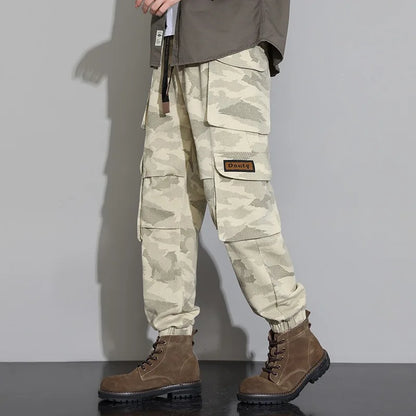 Men's Tactical Camouflage Overalls M-6XL Autumn High-Quality Cotton Multi-Pocket Trousers Sports Training Casual Work Pants New