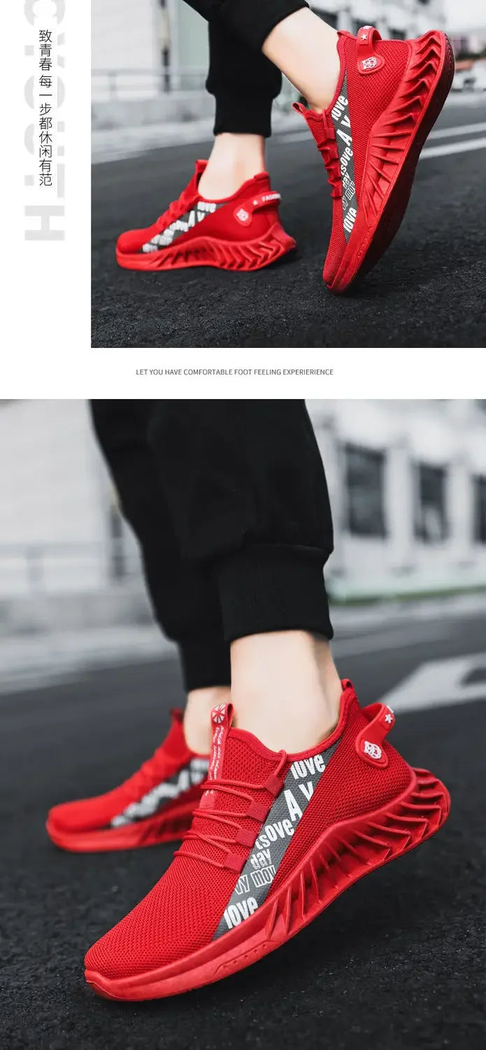 Soft Men Outdoor Fashion Sneakers Male Vulcanized Shoes Lightweight Mens Shoes Breathable Shoes Zapatillas Deportivas De Hombres