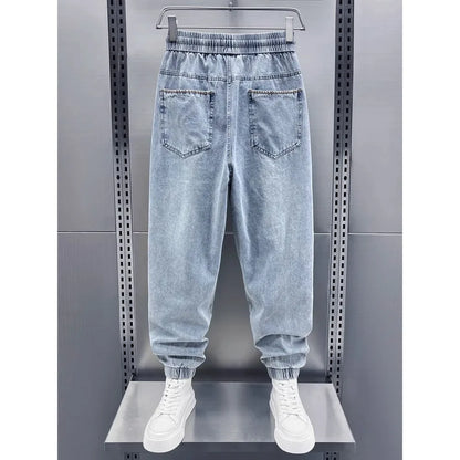 Autumn Men's Casual Pants Korean Version of Harajuku High Street Jeans Hip Hop Trousers High Quality Men's Clothing Streetwear