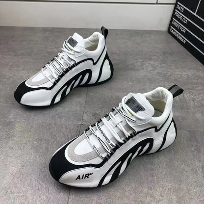 Men Fashion Sneakers Casual Lightweight Breathable Running Shoes Men Sneakers Lace-up Platform Sneakers Footwear Zapatos Hombre