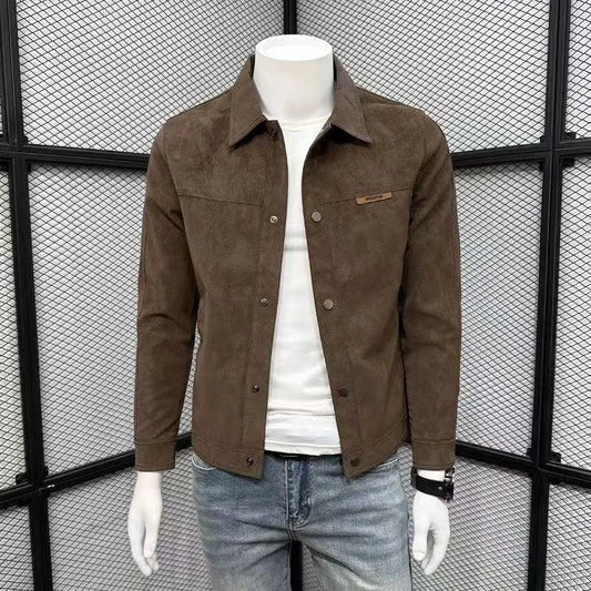 Autumn Motorcycle Jacket New Men's Tight Fitting Jacket American High Street Casual Top High Quality Men's Clothing 2025