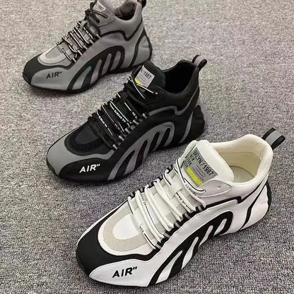Men Fashion Sneakers Casual Lightweight Breathable Running Shoes Men Sneakers Lace-up Platform Sneakers Footwear Zapatos Hombre
