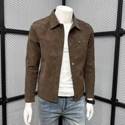 Autumn Motorcycle Jacket New Men's Tight Fitting Jacket American High Street Casual Top High Quality Men's Clothing 2025