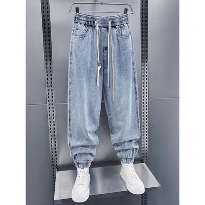 Autumn Men's Casual Pants Korean Version of Harajuku High Street Jeans Hip Hop Trousers High Quality Men's Clothing Streetwear