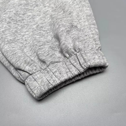 Men's Autumn Casual Pants Cotton Warm Sports Sweatpants Loose Large Solid Color Trousers for Men Classic Men's Clothing 2024 New