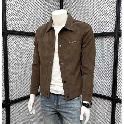 Autumn Motorcycle Jacket New Men's Tight Fitting Jacket American High Street Casual Top High Quality Men's Clothing 2025