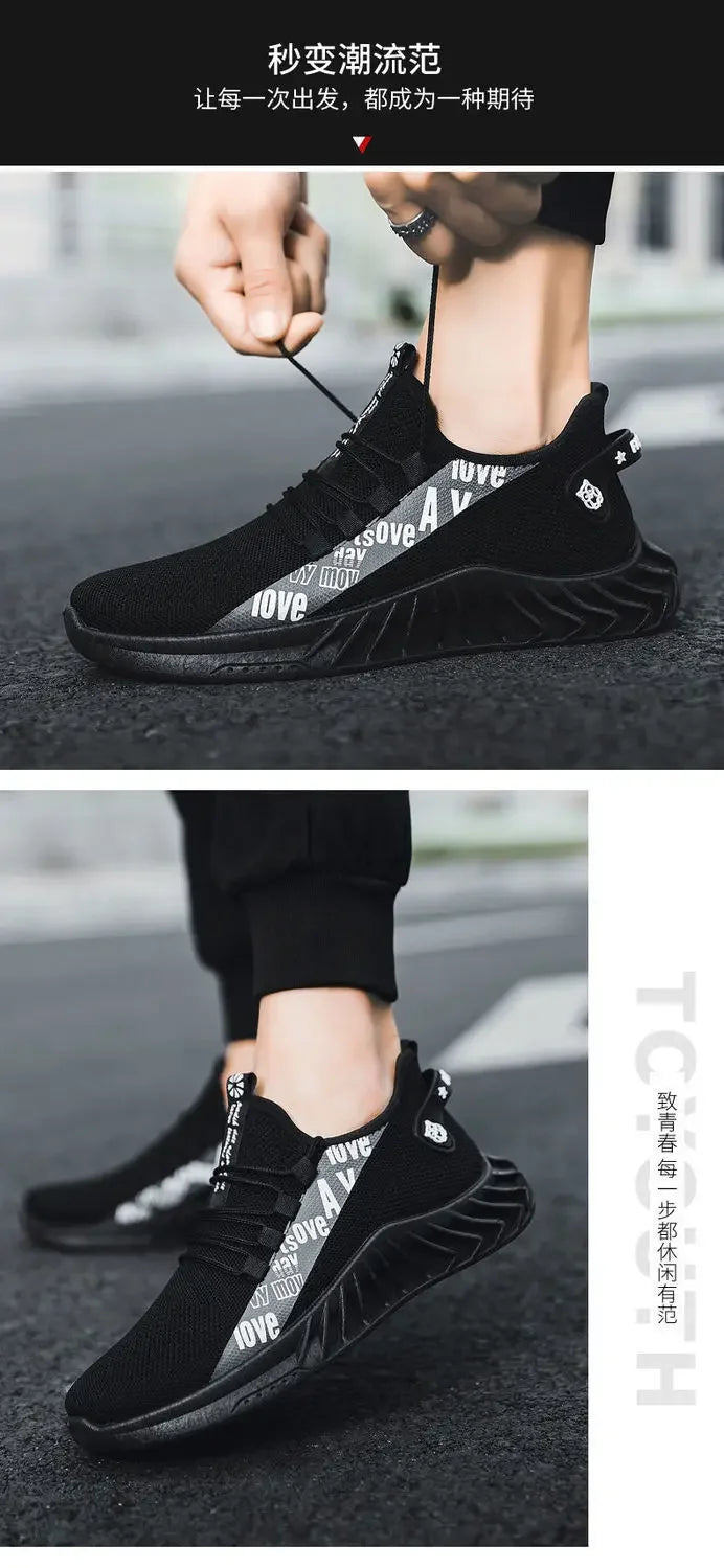 Soft Men Outdoor Fashion Sneakers Male Vulcanized Shoes Lightweight Mens Shoes Breathable Shoes Zapatillas Deportivas De Hombres