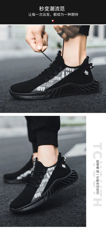 Soft Men Outdoor Fashion Sneakers Male Vulcanized Shoes Lightweight Mens Shoes Breathable Shoes Zapatillas Deportivas De Hombres