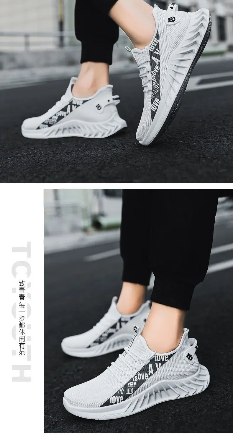 Soft Men Outdoor Fashion Sneakers Male Vulcanized Shoes Lightweight Mens Shoes Breathable Shoes Zapatillas Deportivas De Hombres
