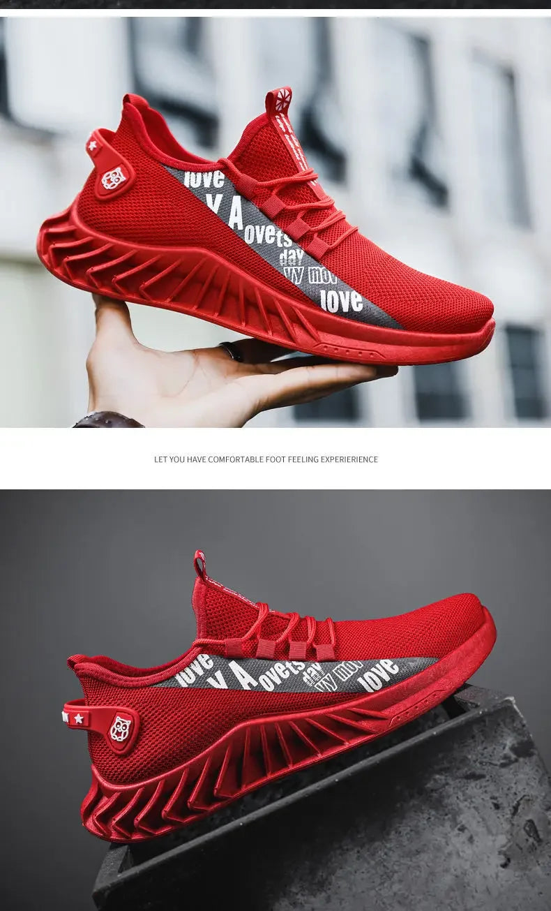 Soft Men Outdoor Fashion Sneakers Male Vulcanized Shoes Lightweight Mens Shoes Breathable Shoes Zapatillas Deportivas De Hombres