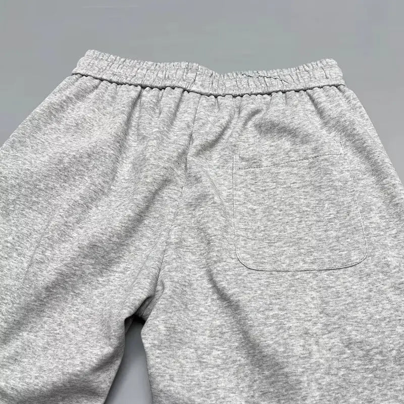 Men's Autumn Casual Pants Cotton Warm Sports Sweatpants Loose Large Solid Color Trousers for Men Classic Men's Clothing 2024 New