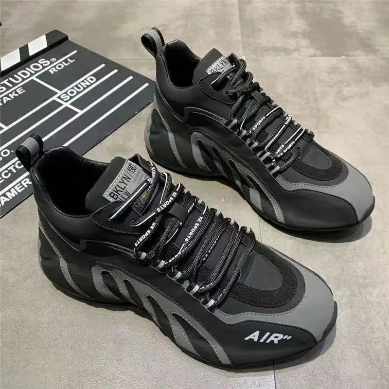Men Fashion Sneakers Casual Lightweight Breathable Running Shoes Men Sneakers Lace-up Platform Sneakers Footwear Zapatos Hombre